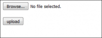 Uploading file to ftp in one php file.
