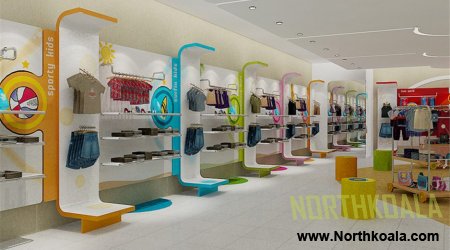 Baby Clothing Store showroom Design