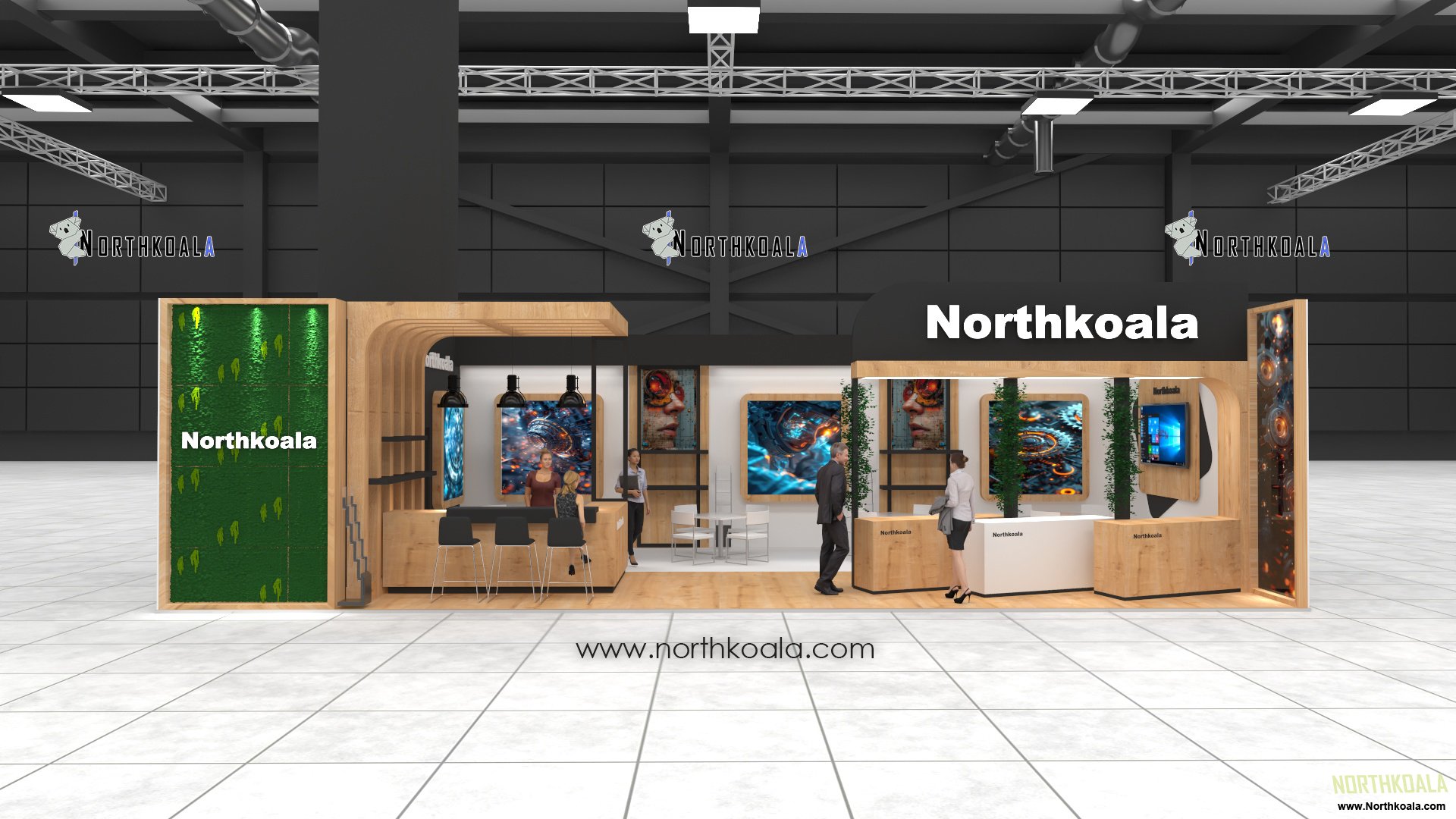 Innovative Exhibition Stand Design for a Small Machinery Manufacturing Company