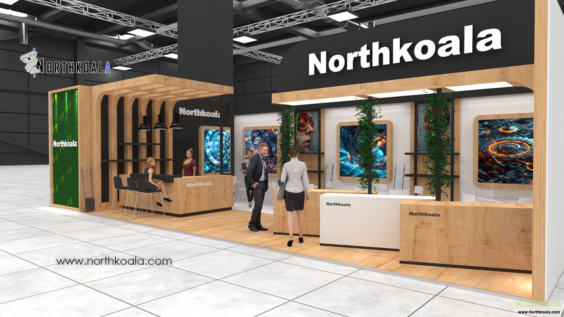 Innovative Exhibition Stand Design for a Small Machinery Manufacturing Company